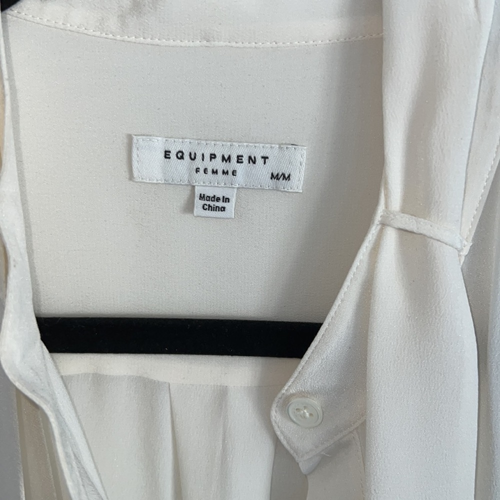 Equipment White Blouse - Picture 3 of 4